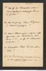 Nachlass Franz Steindachner, Liste von Prinzessin Therese von Bayern an Franz Steindachner, Inv.Nr. 537.10, Seite 1